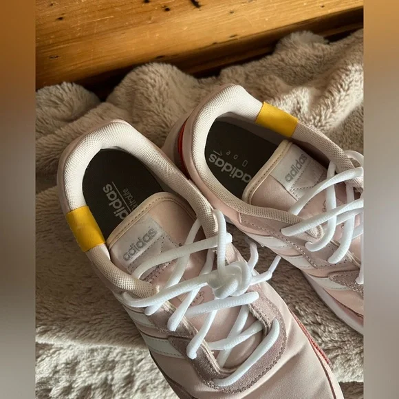 Adidas Light Pink and White Shoes - Picture 9 of 14